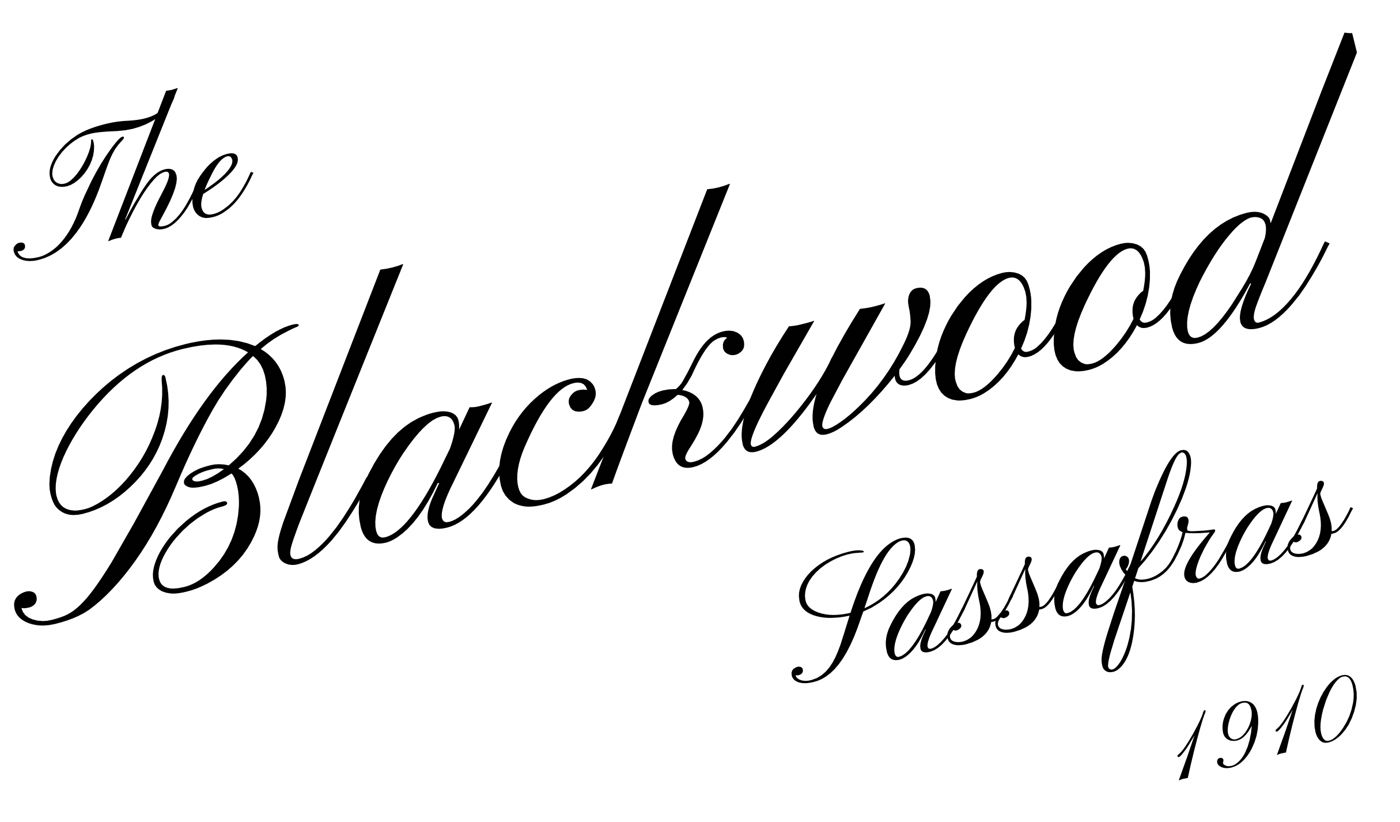 The Blackwood Sassafras