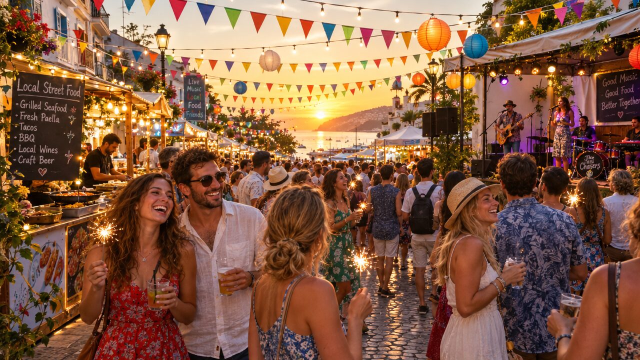 Aroundstay · Street food & festivals · hotels chosen for what is around them