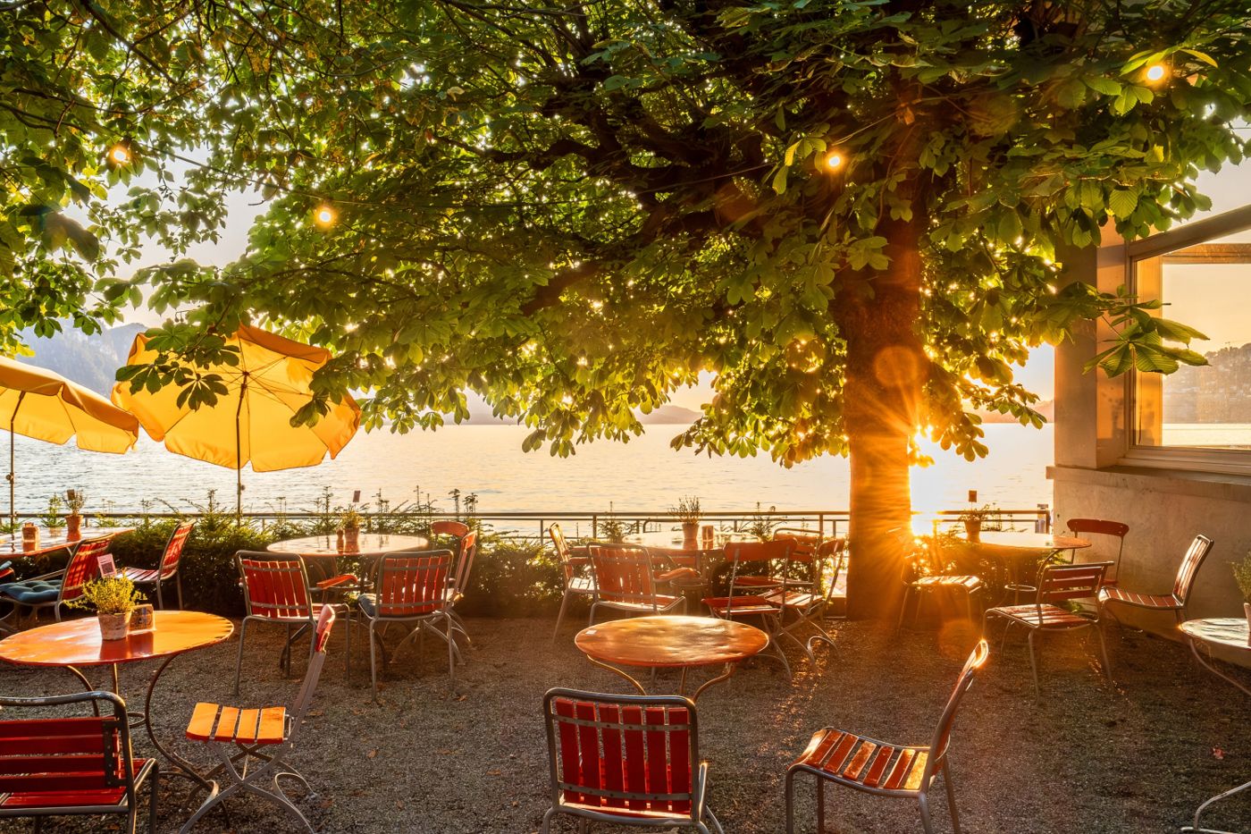 Terrasse am See