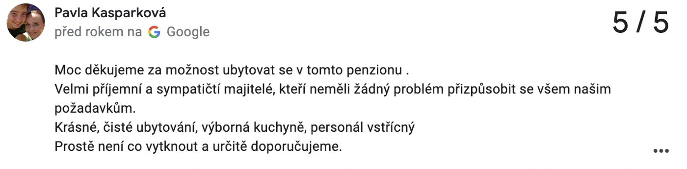 Penzion U Palečků