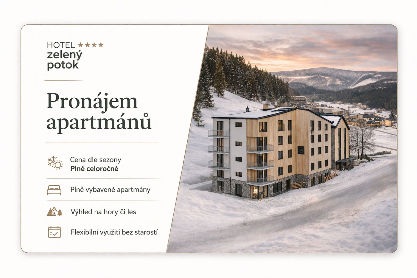 Apartmány Zelený potok