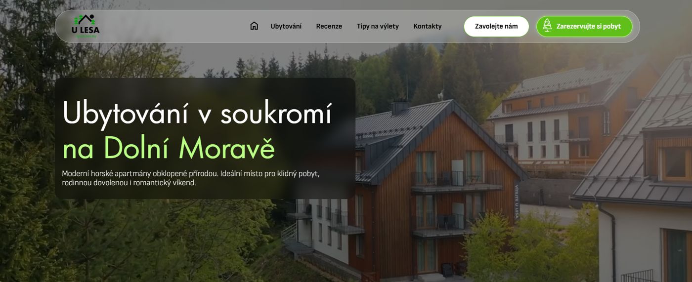 Apartmány U Lesa