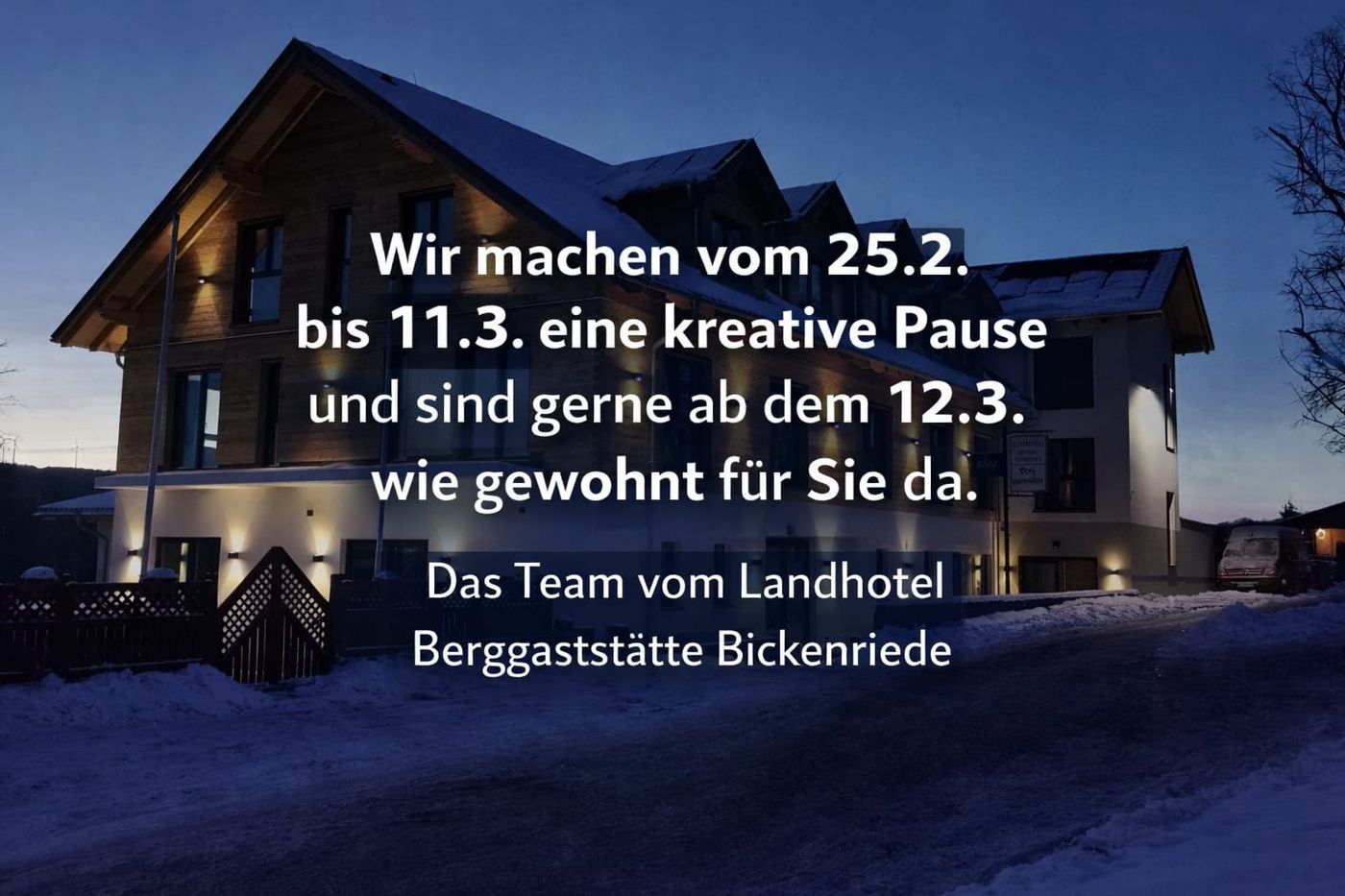Landhotel "Berggaststätte" Bickenriede