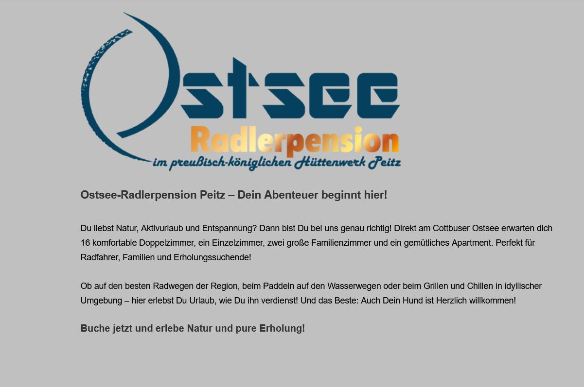 Ostsee-Radlerpension