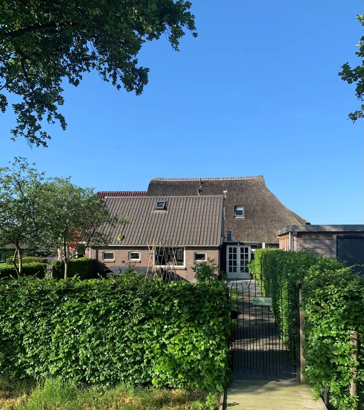 Bed en Breakfast in de Tuin