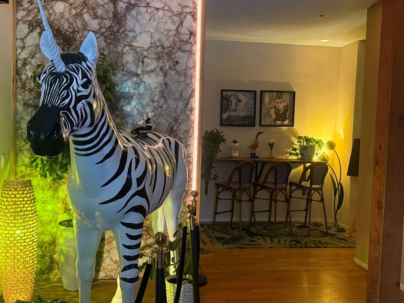 Unicorn Zebra Cocktail Bar